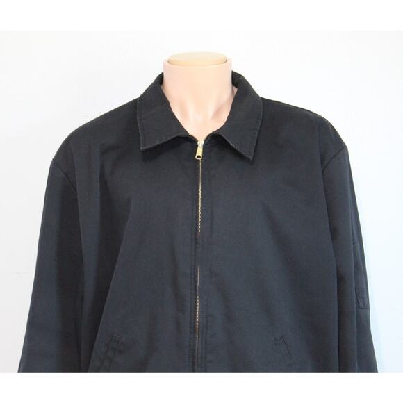 Dickies Black Canvas Eisenhower Quilt Lined Zip Work Jacket Men’s 3XL - Picture 2 of 11